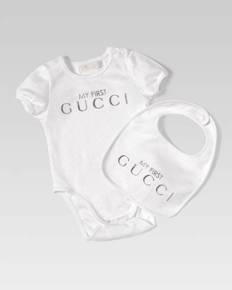 Gucci my FIRST Gucci Baby Bib White 